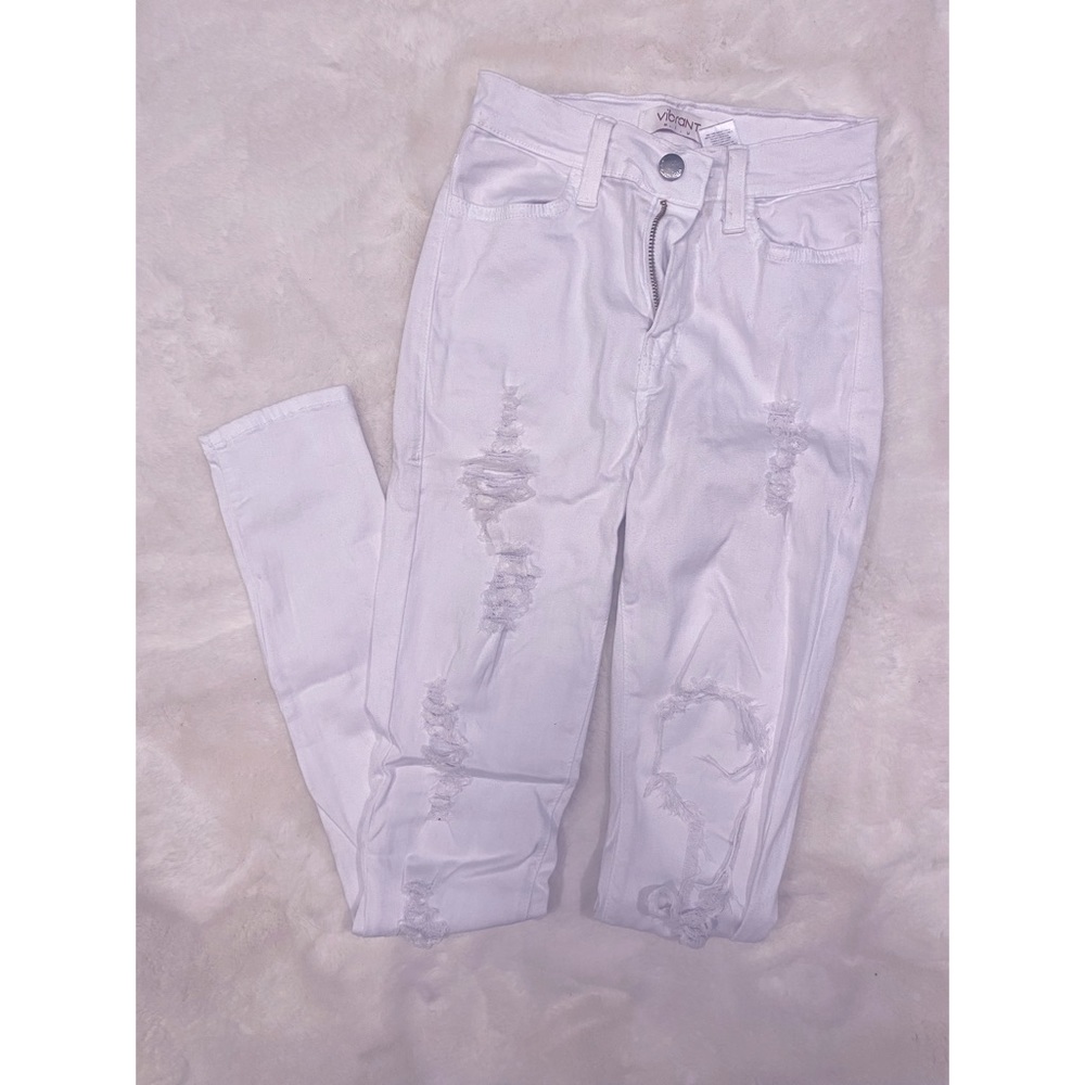 White skinny jeans